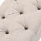 vidaXL Cassapanca in Legno Massello e Acciaio 111x34x37 cm