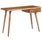 vidaXL Scrittoio in Legno Massello di Acacia 110x50x76 cm vidaXL Scrittoio in Legno Massello di Acacia 110x50x76 cm