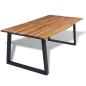vidaXL Tavolo per Sala da Pranzo in Legno Massello di Acacia 200x90 cm vidaXL Tavolo per Sala da Pranzo in Legno Massello di Acacia 200x90 cm