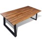 vidaXL Tavolo per Sala da Pranzo in Legno Massello di Acacia 200x90 cm vidaXL Tavolo per Sala da Pranzo in Legno Massello di Acacia 200x90 cm