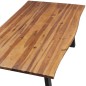 vidaXL Tavolo per Sala da Pranzo in Legno Massello di Acacia 200x90 cm vidaXL Tavolo per Sala da Pranzo in Legno Massello di Acacia 200x90 cm