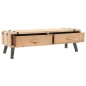 vidaXL Mobile Porta TV in Legno Massello di Abete 120x33x35 cm