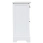vidaXL Credenza con 3 Ante in MDF e Legno di Pino 105x35x77,5 cm vidaXL Credenza con 3 Ante in MDF e Legno di Pino 105x35x77,5 cm