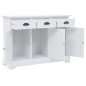vidaXL Credenza con 3 Ante in MDF e Legno di Pino 105x35x77,5 cm vidaXL Credenza con 3 Ante in MDF e Legno di Pino 105x35x77,5 cm