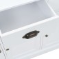 vidaXL Credenza con 3 Ante in MDF e Legno di Pino 105x35x77,5 cm vidaXL Credenza con 3 Ante in MDF e Legno di Pino 105x35x77,5 cm