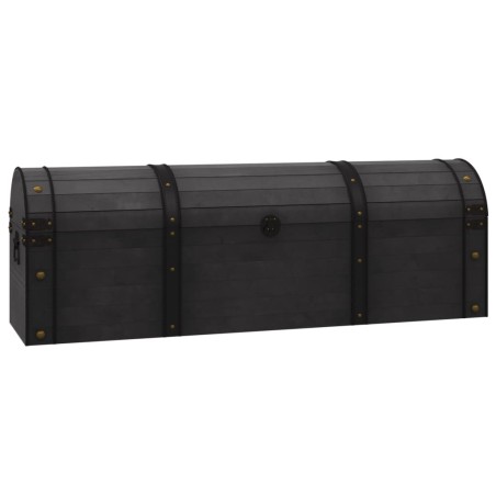 vidaXL Baule in Legno Massello Stile Vintage 120x30x40 cm