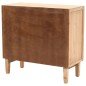 vidaXL Cassettiera in Legno Massello di Abete 80x36x75 cm vidaXL Cassettiera in Legno Massello di Abete 80x36x75 cm