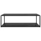 vidaXL Tavolino da Salotto Nero 120x60x35 cm in Vetro Temperato vidaXL Tavolino da Salotto Nero 120x60x35 cm in Vetro Temperato