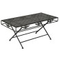 vidaXL Tavolino da Caffè Pieghevole Vintage Metallo 100x50x45 cm Nero vidaXL Tavolino da Caffè Pieghevole Vintage Metallo 100x50x45 cm Nero