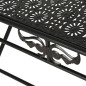 vidaXL Tavolino da Caffè Pieghevole Vintage Metallo 100x50x45 cm Nero vidaXL Tavolino da Caffè Pieghevole Vintage Metallo 100x50x45 cm Nero