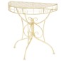 vidaXL Tavolino Vintage in Metallo Semicircolare 72x36x74 cm Oro vidaXL Tavolino Vintage in Metallo Semicircolare 72x36x74 cm Oro