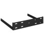 vidaXL Scaffale Angolare a Parete Nero 25x25x3,8 cm in MDF vidaXL Scaffale Angolare a Parete Nero 25x25x3,8 cm in MDF