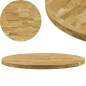 vidaXL Piano del Tavolo Legno Massello di Rovere Circolare 44mm 800mm vidaXL Piano del Tavolo Legno Massello di Rovere Circolare 44mm 800mm