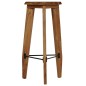 vidaXL Sgabelli da Bar 2 pz in Legno Massello di Acacia vidaXL Sgabelli da Bar 2 pz in Legno Massello di Acacia