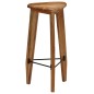 vidaXL Sgabelli da Bar 2 pz in Legno Massello di Acacia vidaXL Sgabelli da Bar 2 pz in Legno Massello di Acacia