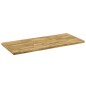vidaXL Piano del Tavolo Massello di Rovere Rettangolare 44mm 120x60 cm