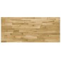 vidaXL Piano del Tavolo Massello di Rovere Rettangolare 44mm 120x60 cm