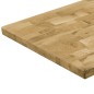 vidaXL Piano del Tavolo Massello di Rovere Rettangolare 44mm 120x60 cm