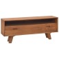 vidaXL Mobile Porta TV 110x30x45 cm in Legno Massello di Teak vidaXL Mobile Porta TV 110x30x45 cm in Legno Massello di Teak
