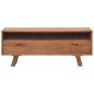 vidaXL Mobile Porta TV 110x30x45 cm in Legno Massello di Teak vidaXL Mobile Porta TV 110x30x45 cm in Legno Massello di Teak