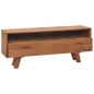 vidaXL Mobile Porta TV 110x30x45 cm in Legno Massello di Teak vidaXL Mobile Porta TV 110x30x45 cm in Legno Massello di Teak
