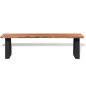vidaXL Panca in Legno Massello di Acacia 145 cm vidaXL Panca in Legno Massello di Acacia 145 cm