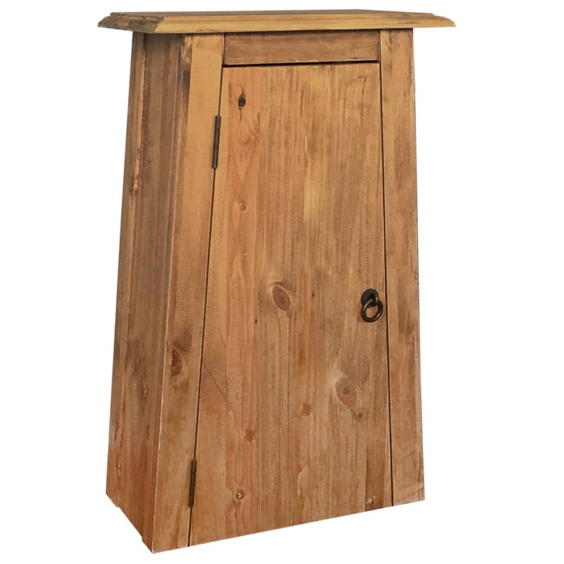 vidaXL Mobile da Bagno a Parete in Legno Massello di Pino 42x23x70 cm vidaXL Mobile da Bagno a Parete in Legno Massello di Pino 42x23x70 cm