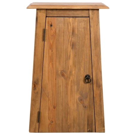 vidaXL Mobile da Bagno a Parete in Legno Massello di Pino 42x23x70 cm