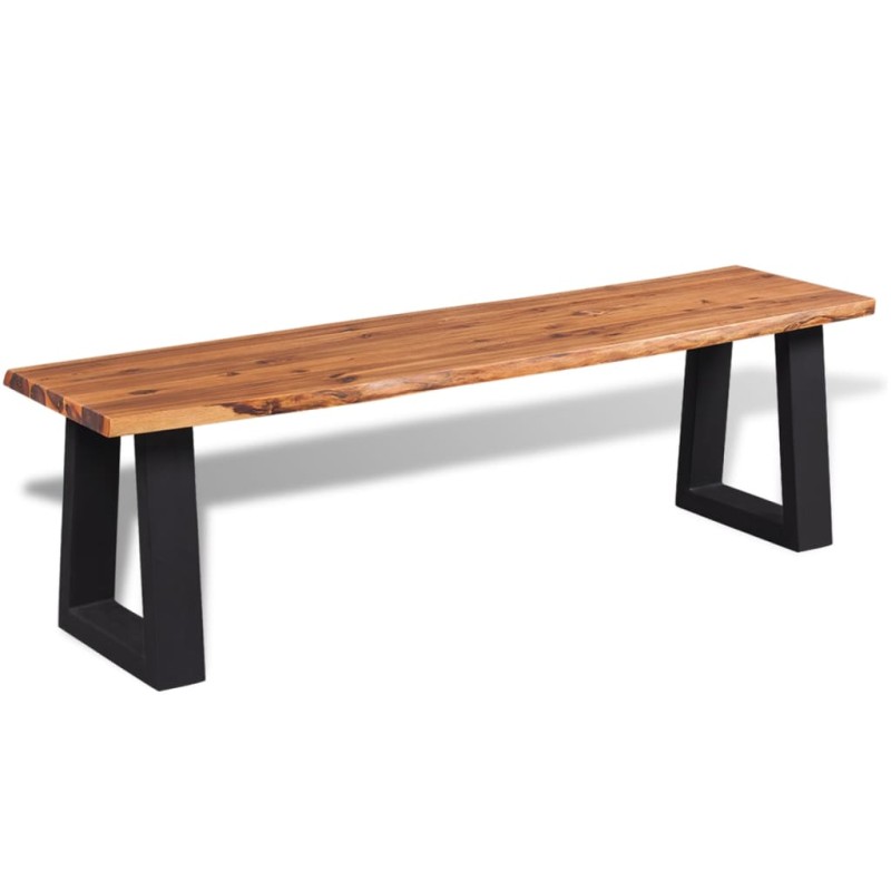 vidaXL Panca in Legno Massello di Acacia 160 cm vidaXL Panca in Legno Massello di Acacia 160 cm