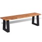 vidaXL Panca in Legno Massello di Acacia 160 cm vidaXL Panca in Legno Massello di Acacia 160 cm