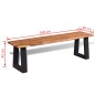 vidaXL Panca in Legno Massello di Acacia 160 cm vidaXL Panca in Legno Massello di Acacia 160 cm