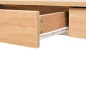 vidaXL Scrivania 110x55x75 cm Rovere e Bianco vidaXL Scrivania 110x55x75 cm Rovere e Bianco