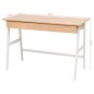 vidaXL Scrivania 110x55x75 cm Rovere e Bianco vidaXL Scrivania 110x55x75 cm Rovere e Bianco
