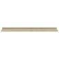 vidaXL Mensole da Parete 2 pz Bianche e Rovere Sonoma 80x9x3 cm vidaXL Mensole da Parete 2 pz Bianche e Rovere Sonoma 80x9x3 cm