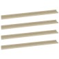 vidaXL Mensole da Parete 4 pz Rovere Sonoma 100x9x3 cm
