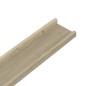 vidaXL Mensole da Parete 4 pz Rovere Sonoma 100x9x3 cm