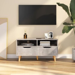 vidaXL Mobile TV Grigio Cemento 90x40x48,5 cm in Truciolato