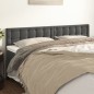 Testiera 2 pz Grigio Scuro 90x5x78/88 cm in Velluto Testiera 2 pz Grigio Scuro 90x5x78/88 cm in Velluto