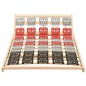 vidaXL Rete a Doghe con 12 Doghe Schienale Regolabile 120x200 cm vidaXL Rete a Doghe con 12 Doghe Schienale Regolabile 120x200 cm