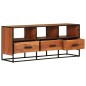 vidaXL Mobile Porta TV 110x30x45 cm in Legno Massello di Acacia vidaXL Mobile Porta TV 110x30x45 cm in Legno Massello di Acacia