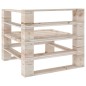 Divano da Giardino su Pallet a 2 Posti in Legno di Pino Divano da Giardino su Pallet a 2 Posti in Legno di Pino