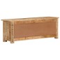 vidaXL Mobile Porta TV 110x30x40 cm in Legno di Mango Grezzo