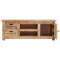 vidaXL Mobile Porta TV 110x30x40 cm in Legno di Mango Grezzo