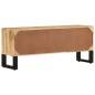 vidaXL Mobile Porta TV 110x30x45 cm in Legno Massello di Mango Grezzo vidaXL Mobile Porta TV 110x30x45 cm in Legno Massello di Mango Grezzo