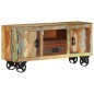 vidaXL Mobile Porta TV 110x30x53 cm in Legno Massello di Recupero vidaXL Mobile Porta TV 110x30x53 cm in Legno Massello di Recupero