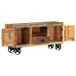 vidaXL Mobile Porta TV 110x30x53 cm in Legno Massello di Recupero vidaXL Mobile Porta TV 110x30x53 cm in Legno Massello di Recupero