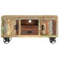 vidaXL Mobile Porta TV 110x30x53 cm in Legno Massello di Recupero vidaXL Mobile Porta TV 110x30x53 cm in Legno Massello di Recupero