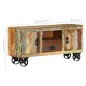 vidaXL Mobile Porta TV 110x30x53 cm in Legno Massello di Recupero vidaXL Mobile Porta TV 110x30x53 cm in Legno Massello di Recupero