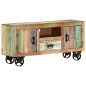 vidaXL Mobile Porta TV 110x30x53 cm in Legno Massello di Recupero vidaXL Mobile Porta TV 110x30x53 cm in Legno Massello di Recupero