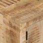 vidaXL Mobile Porta TV con Ruote 110x30x37 cm in Legno di Mango Grezzo vidaXL Mobile Porta TV con Ruote 110x30x37 cm in Legno di Mango Grezzo
